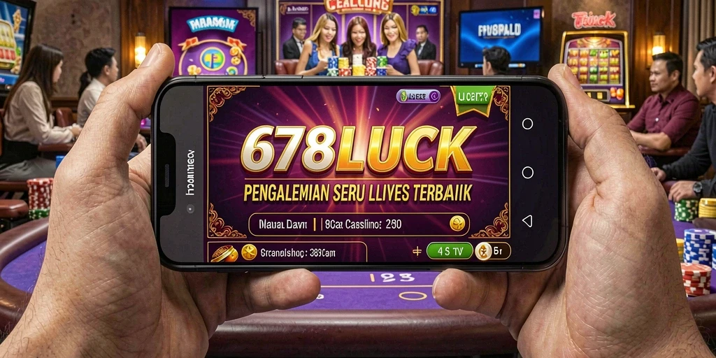 Tampilan gameplay Live Casino yang mengasyikkan di 678LUCK.