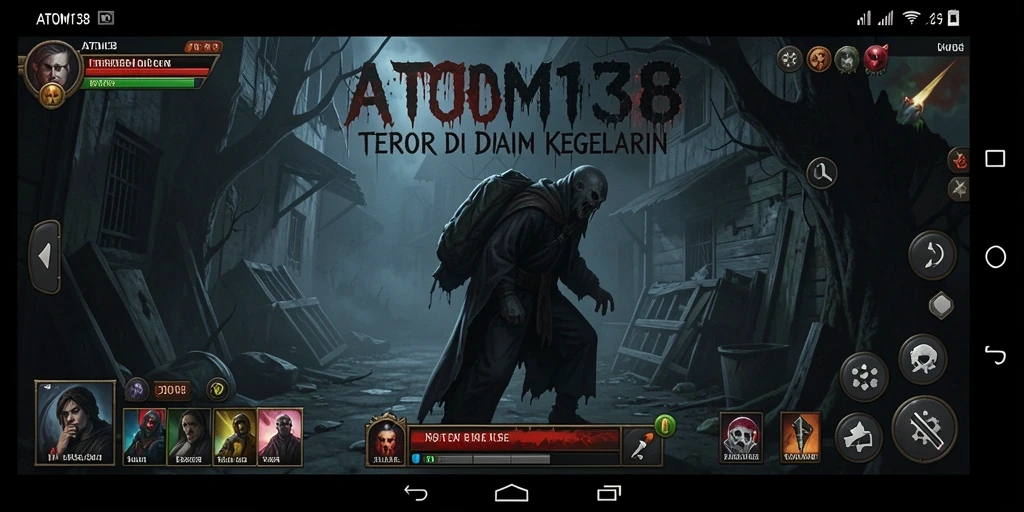 Tampilan gameplay ATOM138 yang mencekam dan penuh ketegangan.