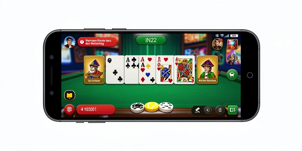 Tampilan gameplay seru dan menantang di IN22.