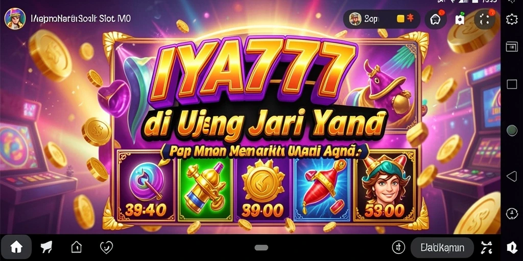 Tampilan gameplay Slot yang menegangkan dan penuh warna.