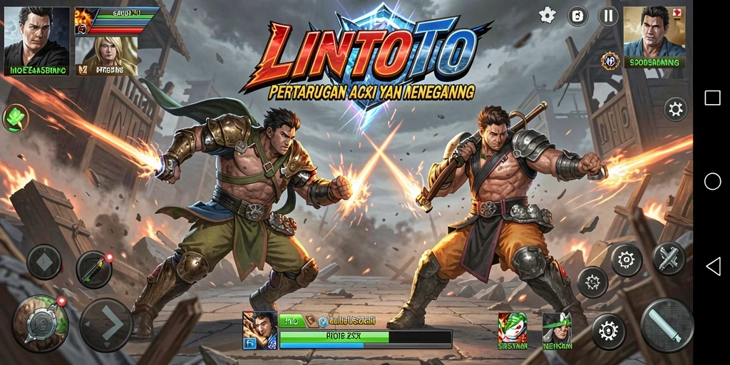Tampilan gameplay LINITOTO yang penuh aksi dan menegangkan.