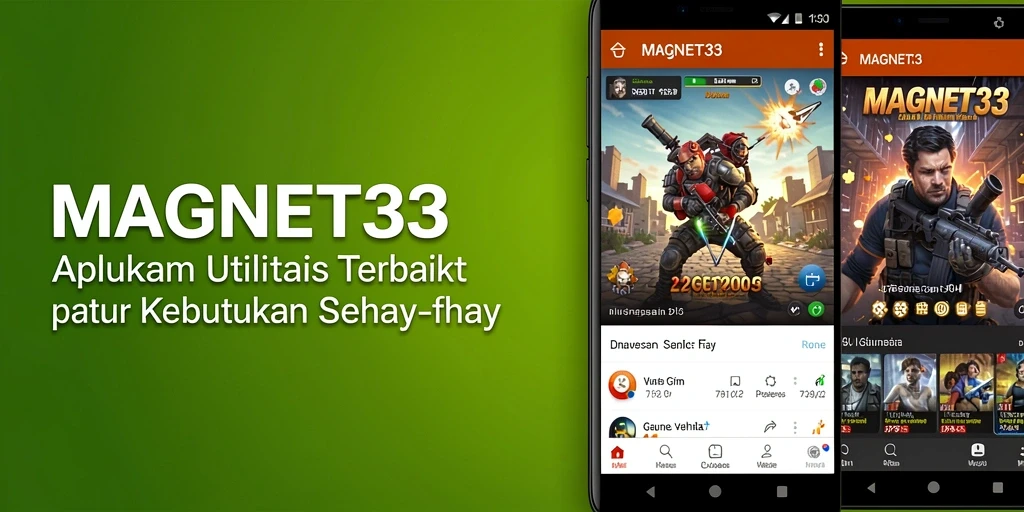Tampilan antarmuka utama MAGNET33 dengan fitur-fitur utilitas yang canggih.