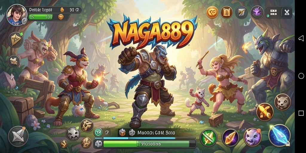Tampilan dinamis gameplay RPG di NAGA889, penuh aksi dan strategi.