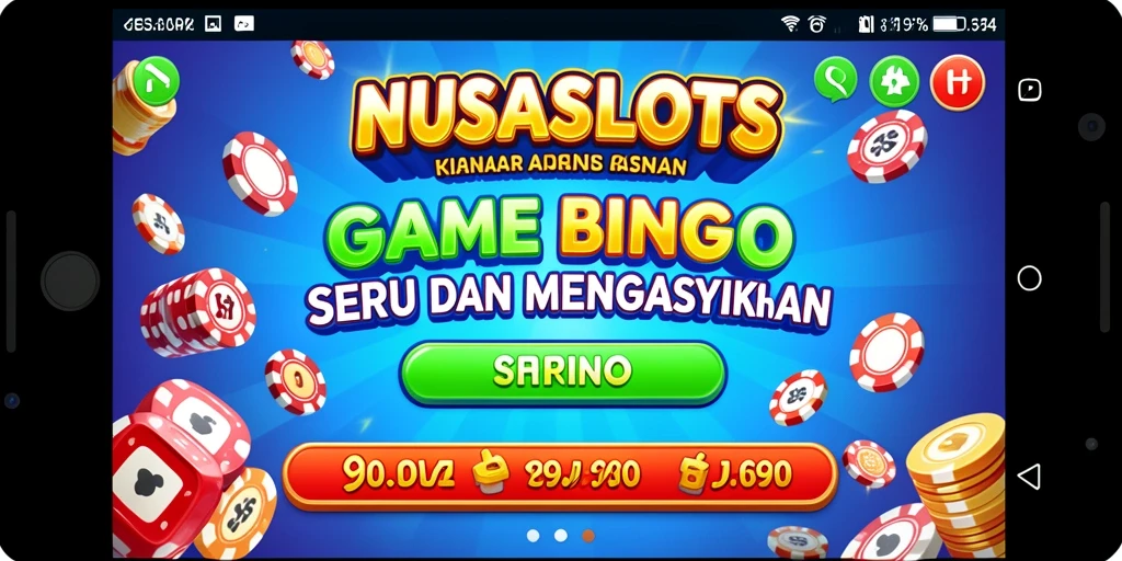 Tampilan menarik gameplay Bingo di NUSASLOTS
