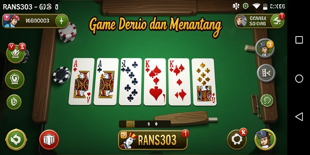 Screenshot gameplay RANS303 menampilkan keseruan bermain Domino.