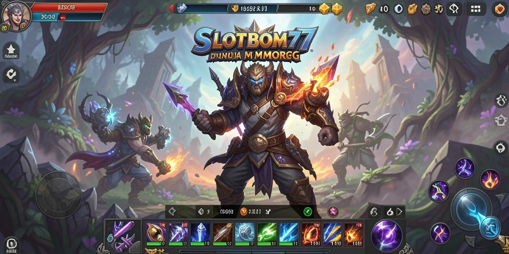 Tangkapan layar dari gameplay seru dalam SLOTBOM77.