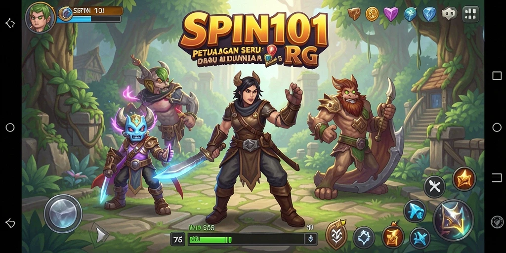 Gameplay menarik dengan grafik RPG yang memukau.