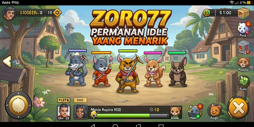 Tampilan menarik dari gameplay ZORO77 yang memikat dan mudah dimengerti.